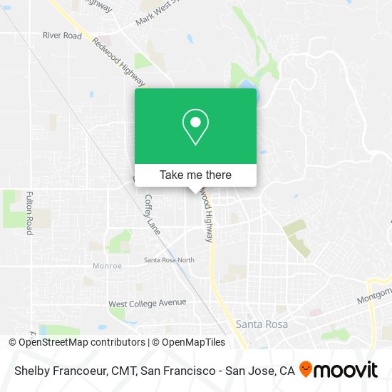 Shelby Francoeur, CMT map