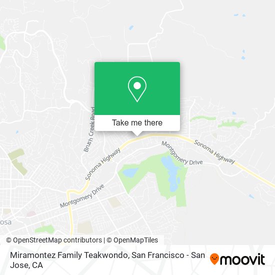 Miramontez Family Teakwondo map