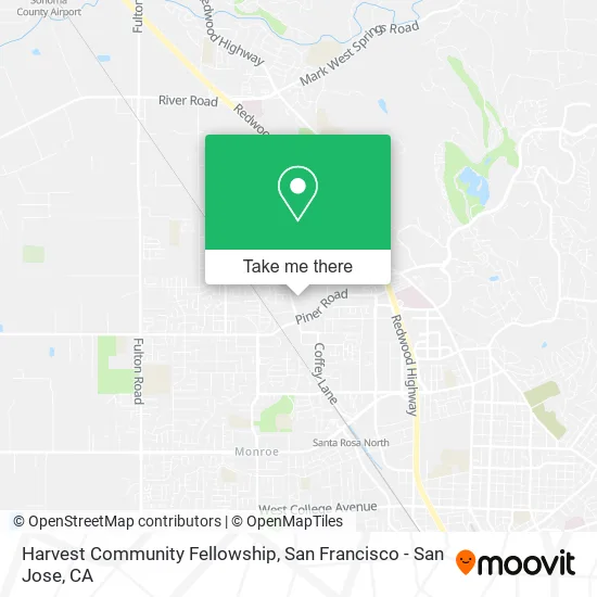 Harvest Community Fellowship map