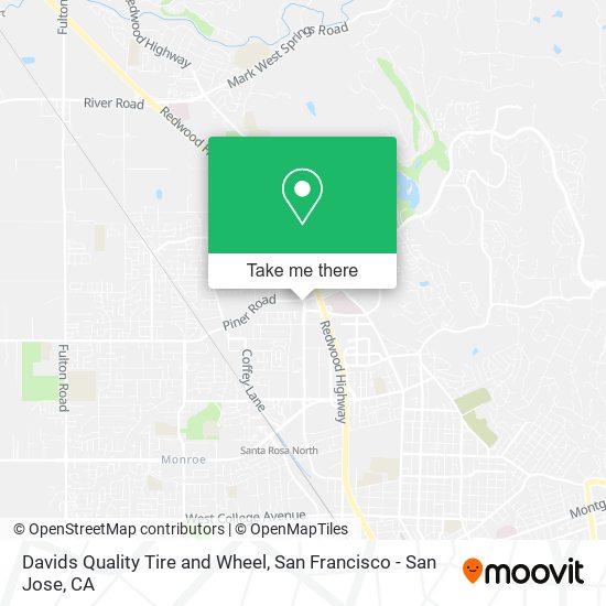 Davids Quality Tire and Wheel map