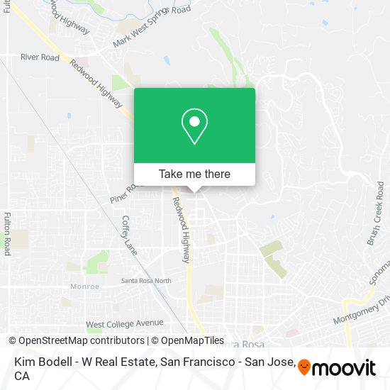 Kim Bodell - W Real Estate map