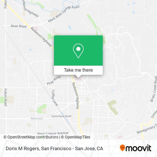 Mapa de Doris M Rogers