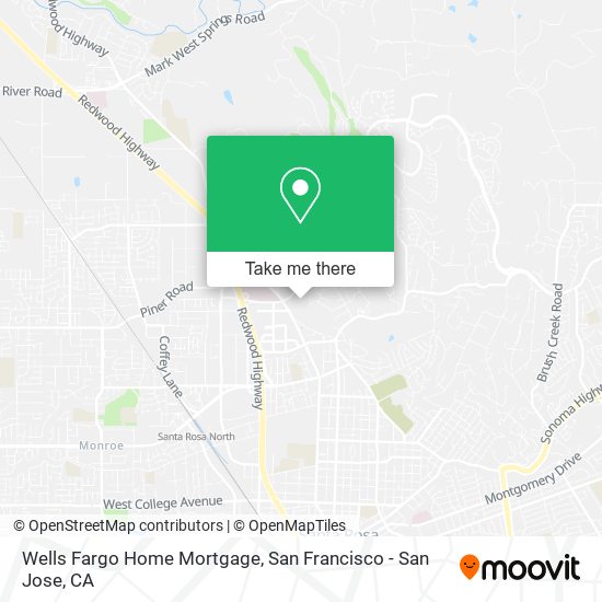 Wells Fargo Home Mortgage map