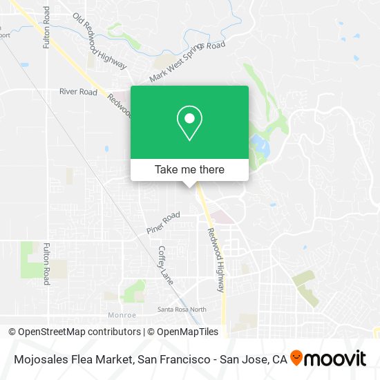 Mojosales Flea Market map