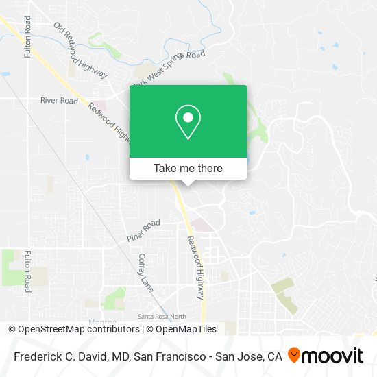 Mapa de Frederick C. David, MD