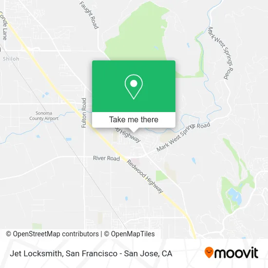 Jet Locksmith map