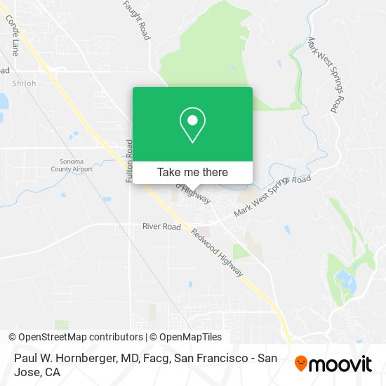 Mapa de Paul W. Hornberger, MD, Facg
