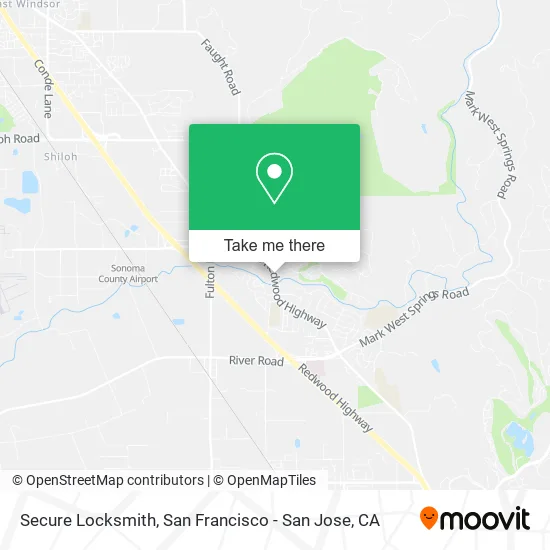 Secure Locksmith map