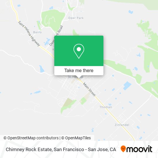 Chimney Rock Estate map