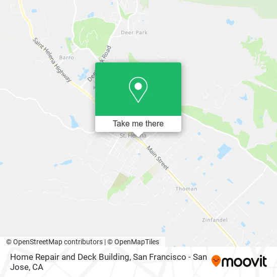 Home Repair and Deck Building map
