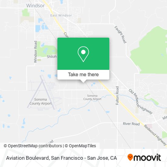 Aviation Boulevard map