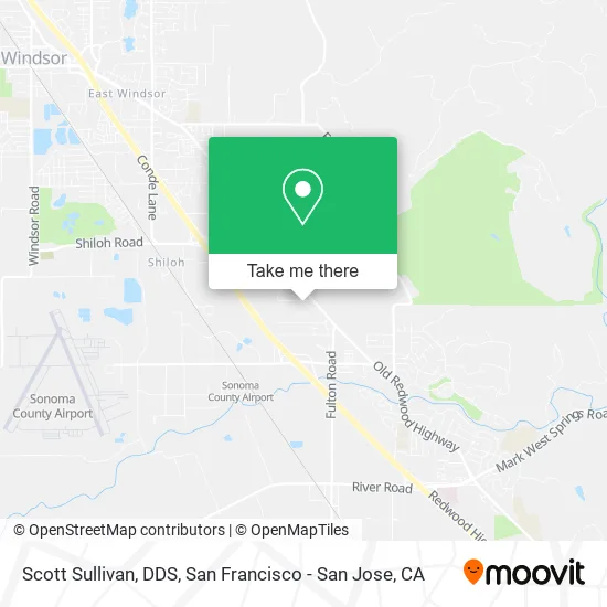 Scott Sullivan, DDS map