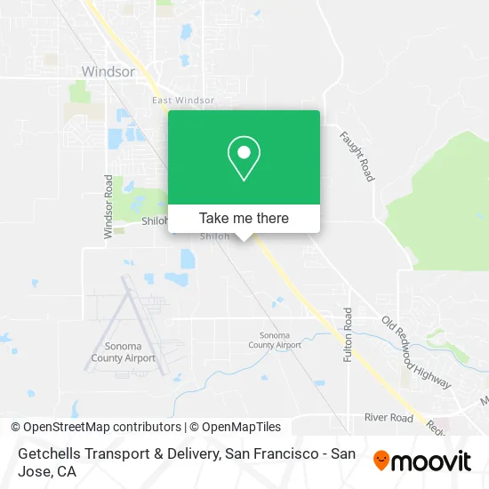 Getchells Transport & Delivery map