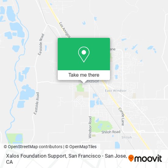 Xalos Foundation Support map