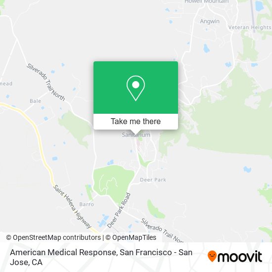 American Medical Response map
