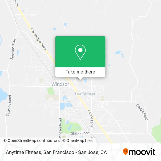 Mapa de Anytime Fitness