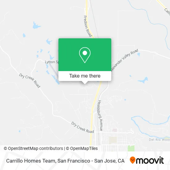 Carrillo Homes Team map