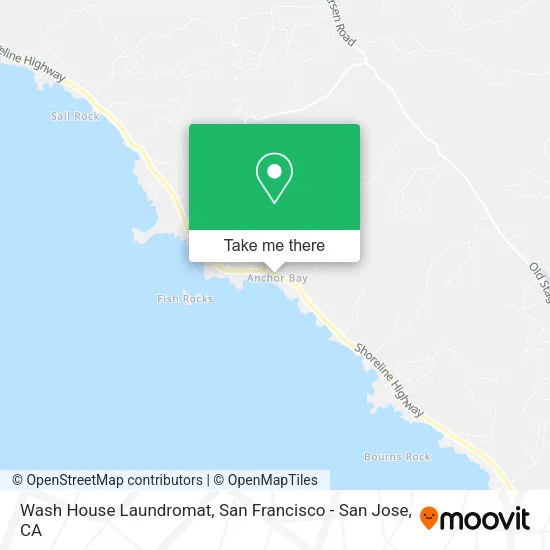 Wash House Laundromat map