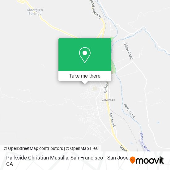 Parkside Christian Musalla map