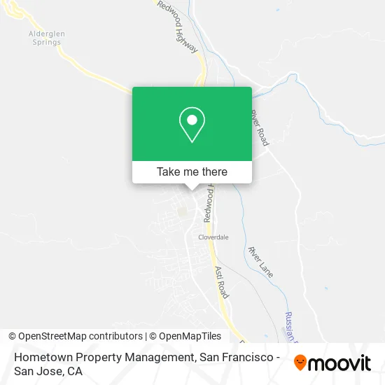 Hometown Property Management map