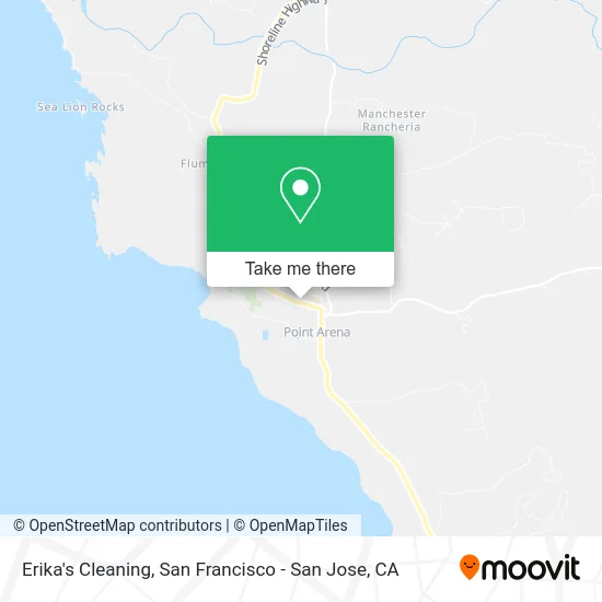 Erika's Cleaning map