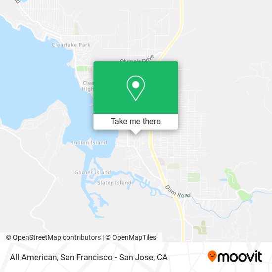 All American map