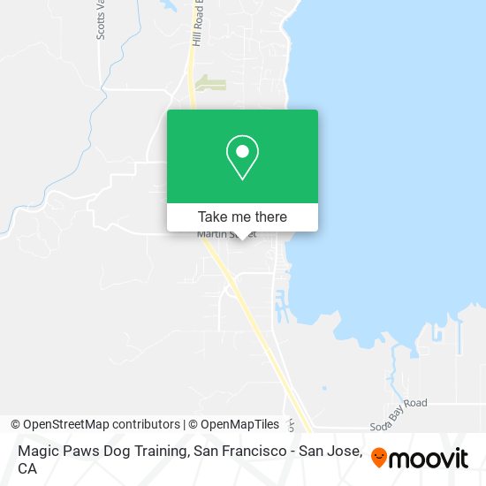 Mapa de Magic Paws Dog Training