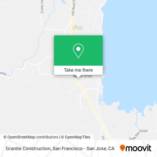 Granite Construction map
