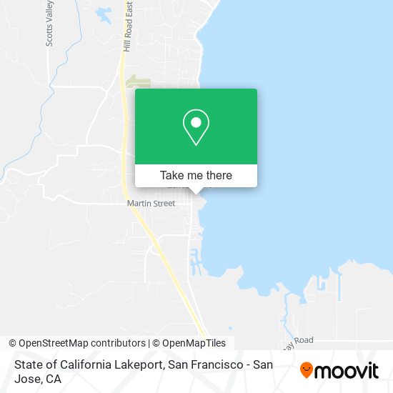 Mapa de State of California Lakeport