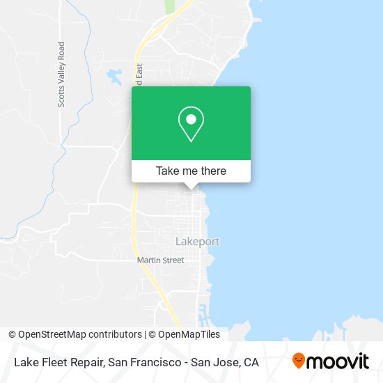 Lake Fleet Repair map