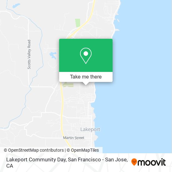 Lakeport Community Day map