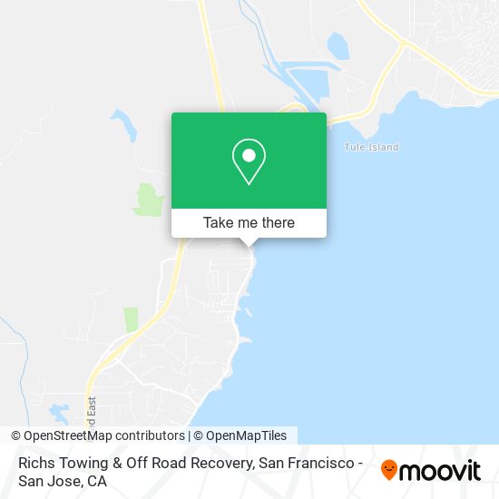 Richs Towing & Off Road Recovery map