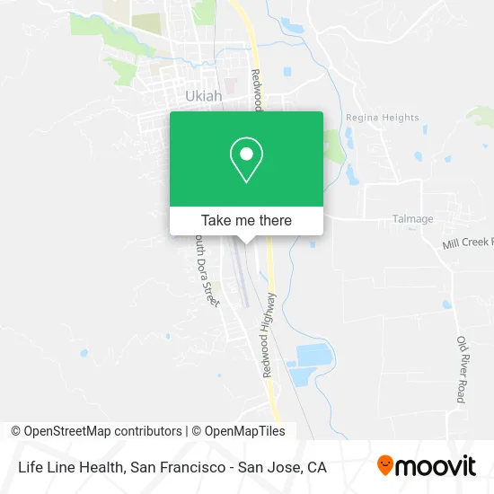 Life Line Health map