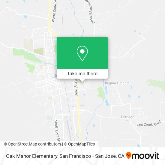 Oak Manor Elementary map