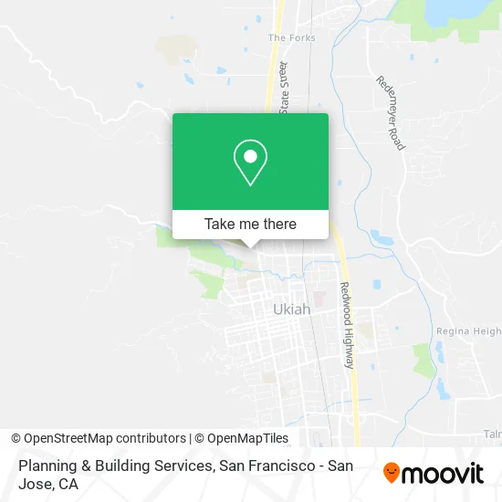 Planning & Building Services map