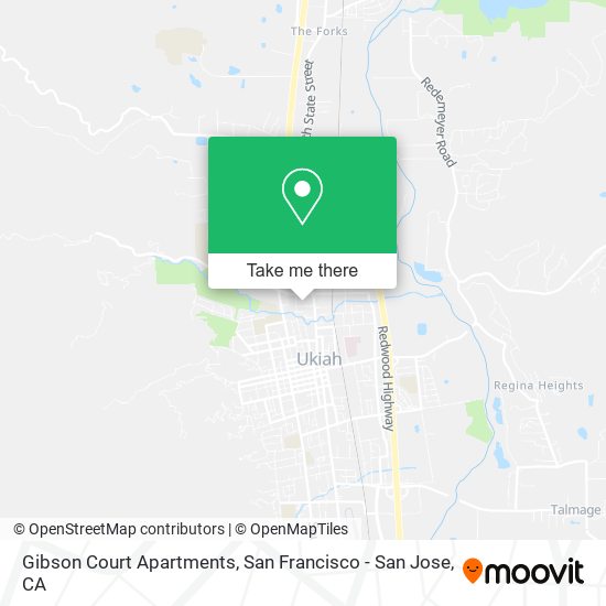 Gibson Court Apartments map
