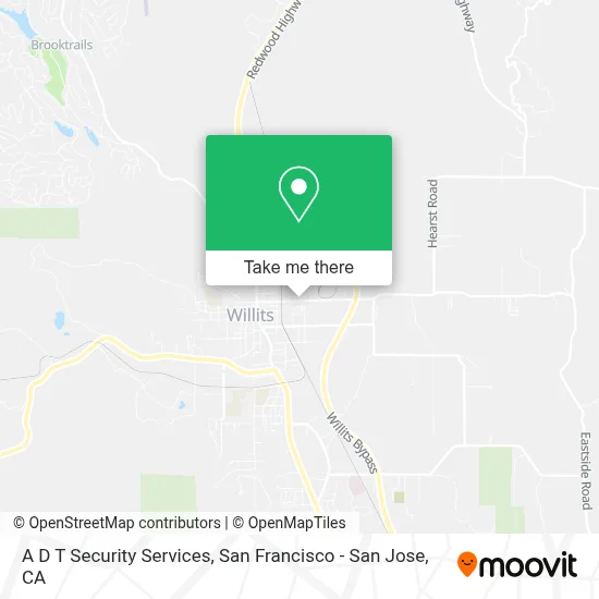 A D T Security Services map