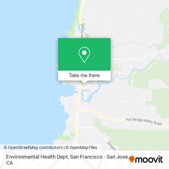 Environmental Health Dept map