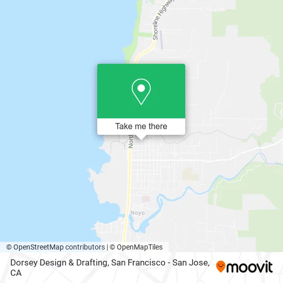 Dorsey Design & Drafting map