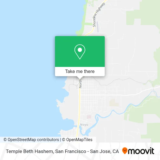 Temple Beth Hashem map