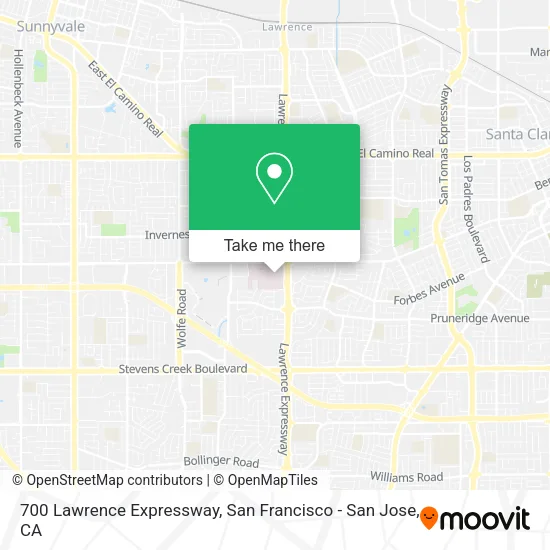 Mapa de 700 Lawrence Expressway