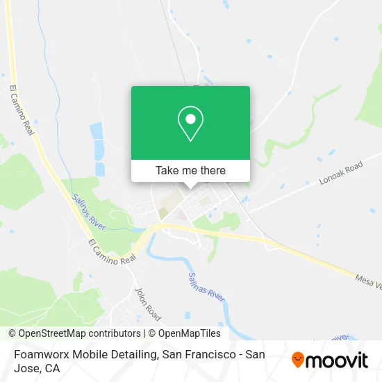 Foamworx Mobile Detailing map
