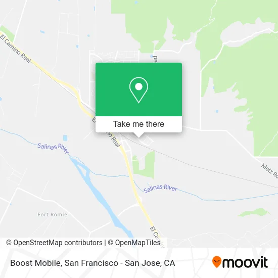 Boost Mobile map
