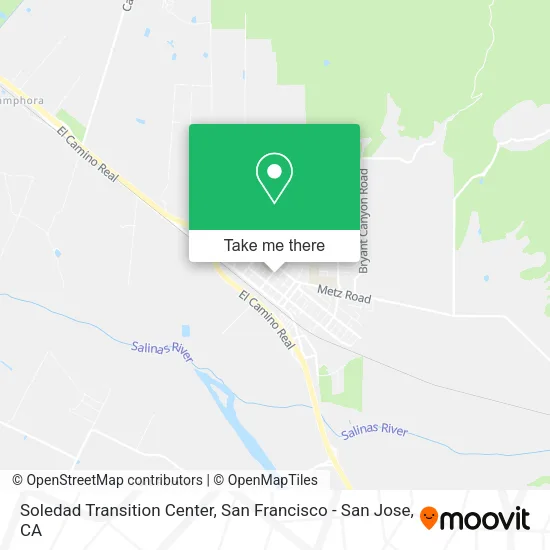 Soledad Transition Center map