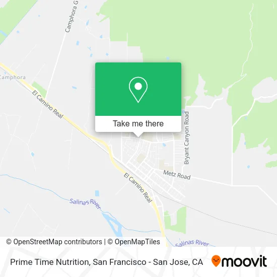 Prime Time Nutrition map