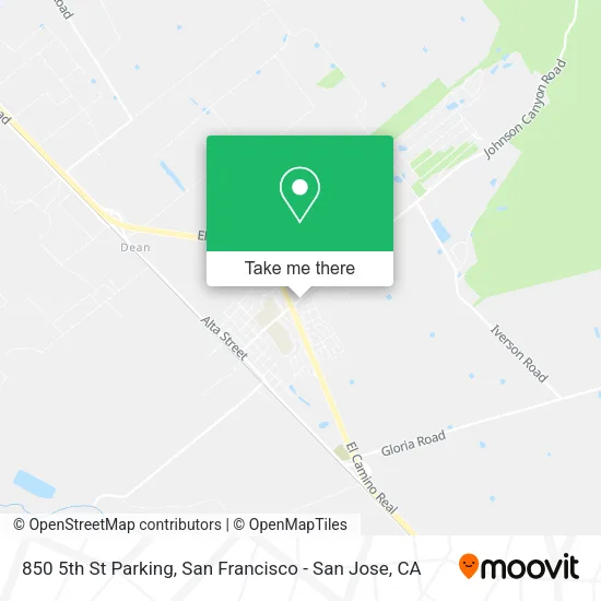 850 5th St Parking map