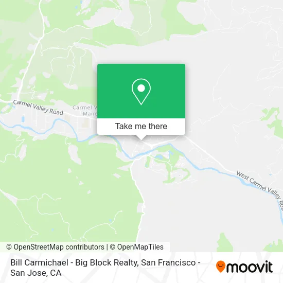 Bill Carmichael - Big Block Realty map