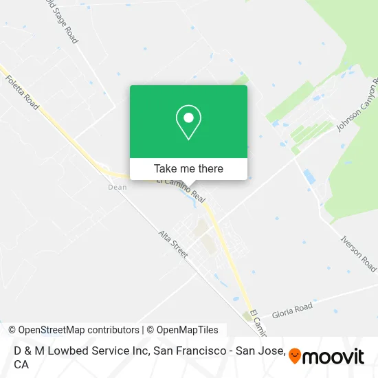 D & M Lowbed Service Inc map