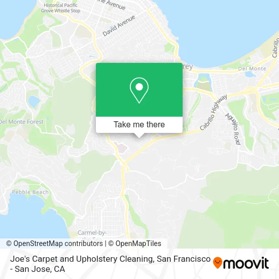 Mapa de Joe's Carpet and Upholstery Cleaning