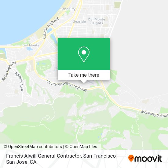 Francis Alwill General Contractor map